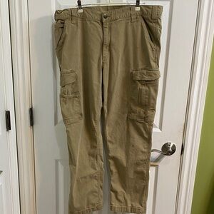 Carhartt Cargo Pants Men 38 x 30 Canvas Work Pant Relaxed Fit Rugged Flex BN3574